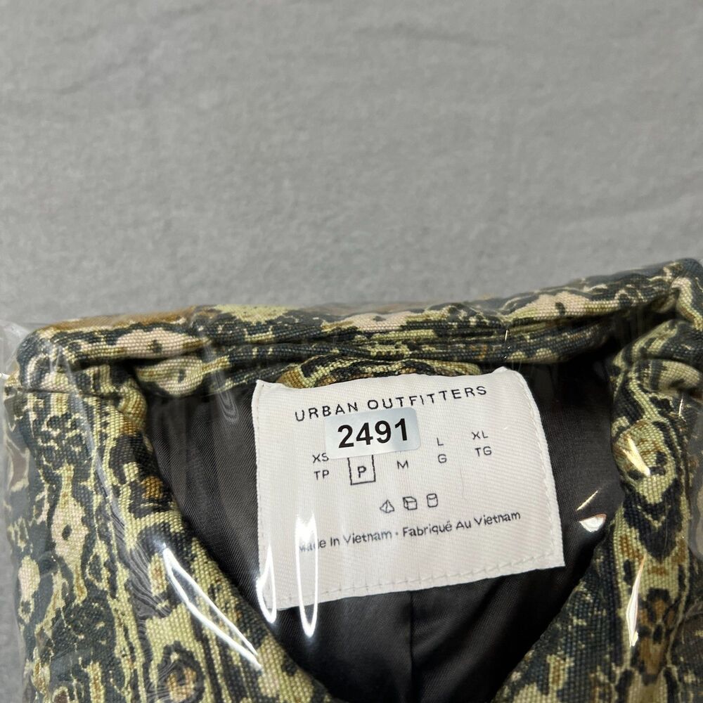 Urban Outfitters Quilted Harrington Jacket Men's Small Multicolor Printed Zip-Up - Picture 12 of 12